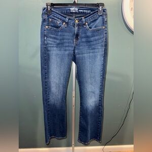 Signature by Levi Strauss Women's Straight Leg Blue Jeans 10